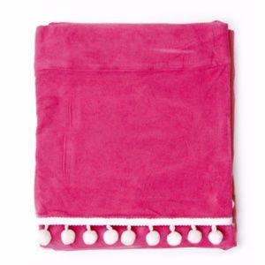 Kate Quinn Pink Carnation Pom Pom Window Panels S2